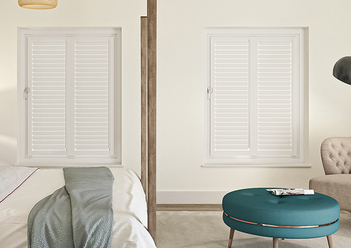Sierra, Ice White - Perfect Fit Shutter Blind - Image 12